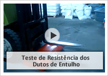 Teste de resistncia com Dutos de Entulho da RotomixBrasil